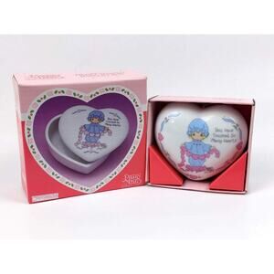 Precious Moments Vintage Heart Jewelry Box & Pomander Set